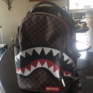 Sprayground sharks in Paris backpack